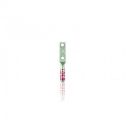 Borna Ponchar calibre     8 AWG Estañada Cobre Barril Largo Doble Hueco Ojo 3-16  T11BL2B8C