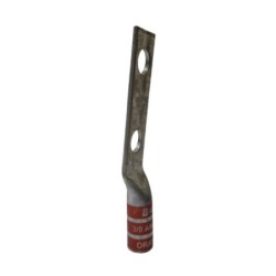 Borna Ponchar calibre   3/0 AWG Estañada Cobre Barril Largo Doble Hueco  T11BL2H27