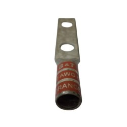 Borna Ponchar calibre   3/0 AWG Estañada Cobre Barril Largo Doble Hueco  T11BL2H27