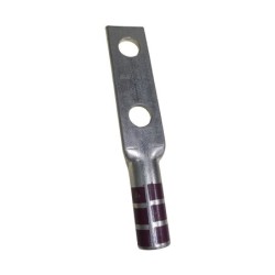 Borna Ponchar calibre   4/0 AWG Estañada Cobre Barril Largo Doble Hueco  T11BL2H28