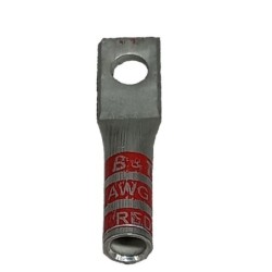 Borna Ponchar calibre     8 AWG Estañada Cobre Barril Largor Ojo 3/16 T11BL1B8C