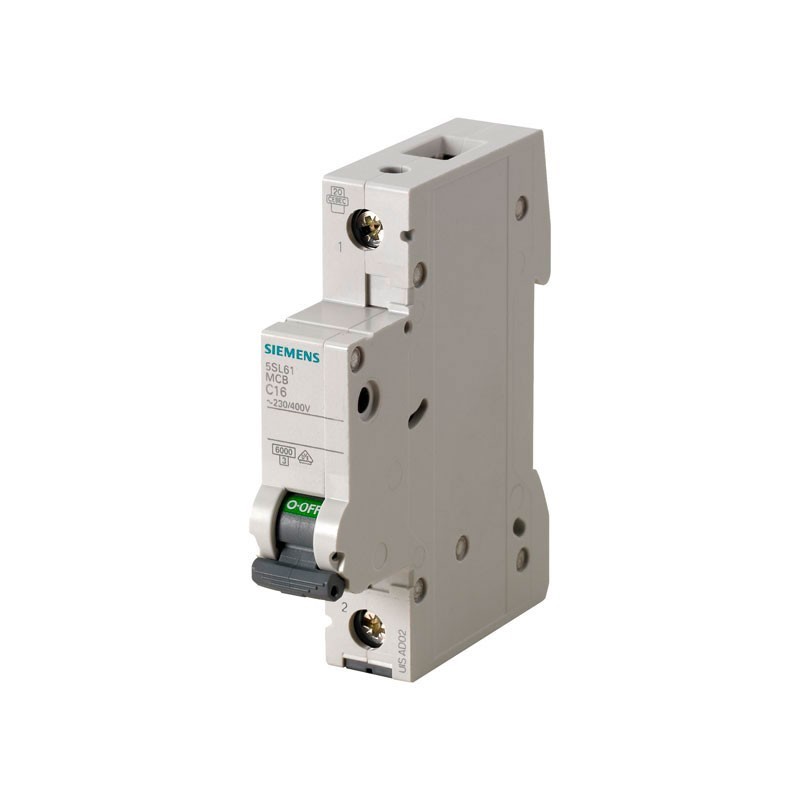 Breaker de Riel  Monopolar  1 X 63 AMP  6 KA  5SL61637MB