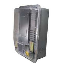 Caja Contador Monofasica Policab para 1 Medidor Policarbonato 30 X 20 X 16