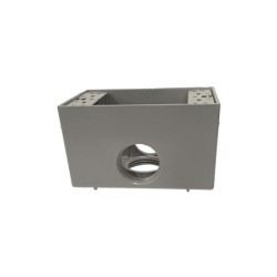 Caja Fundicion Aluminio 5800 con salida  1pulgada  5 Huecos