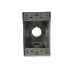 Caja Fundicion Aluminio 5800 con salida  1pulgada  5 Huecos