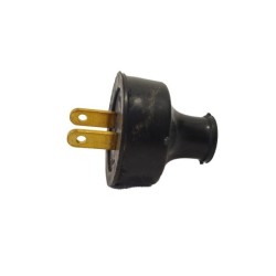 Clavija Industrial de Caucho 15A 2P Industrial sin Polo a Tierra  C-002