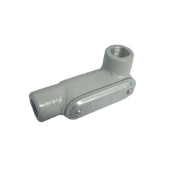 Conduleta CROUSE HINDS Serie 7 NEMA3R Forma- LR   1-2 Pulg  En Aluminio       640630LR17CG SA