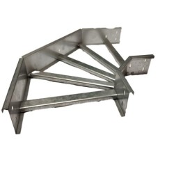 Curva Horizontal 30 x 8cm 90° calibre 18-18  CH5AG XX 9030