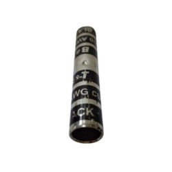 Empalme tubular de cobre estañado calibre 2/0 para unión electrica confiable T11E00026