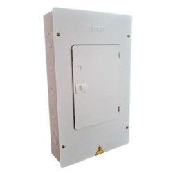 Tablero TERCOL Bifasico Con Puerta 18 Circuitos 100A Blanca     TB18P