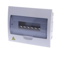 Tablero  Trifasico Para Breaker Riel 18 Circuitos Al-Cu 75A  PT730304T