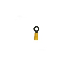 Terminal Tipo Pin Punta Hueca Amarillo Calibre 6 AWG - Conector Aislado de Insercion