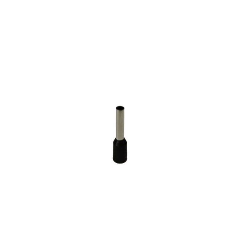 Terminal Pin Tubular  Calibre 10 AWG Negro