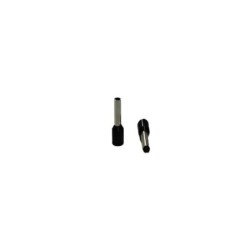 Terminal Pin Tubular  Calibre 10 AWG Negro