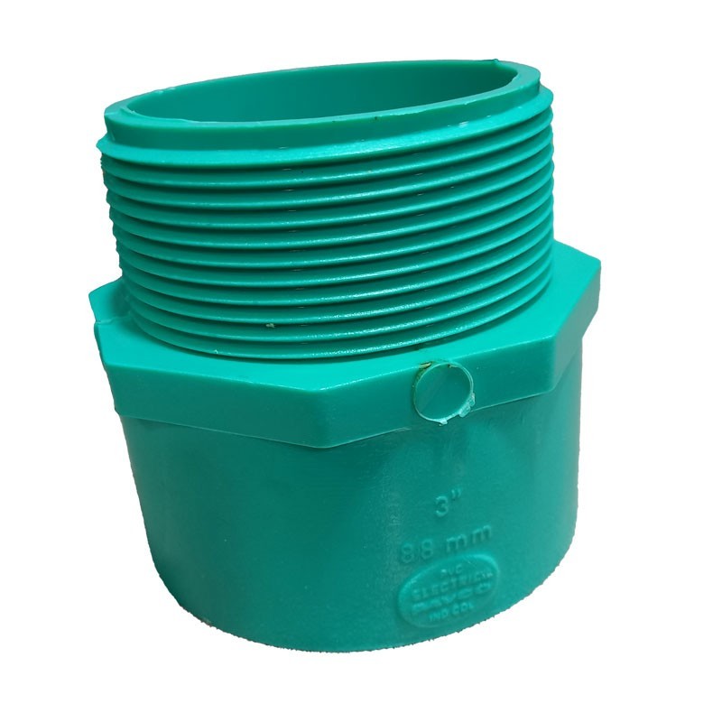 Terminal PVC 3 Pulgadas Rosca