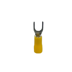 Terminal Tipo Horqueta  1-4 Pulgadas Calibre  No 12-10 Amarillo