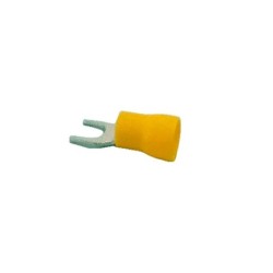 Terminal Tipo Horqueta  1-4 Pulgadas Calibre  No 12-10 Amarillo