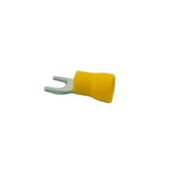 Terminal Tipo Horqueta  1-4 Pulgadas Calibre  No 12-10 Amarillo