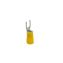 Terminal Tipo Horqueta  1-4 Pulgadas Calibre  No 12-10 Amarillo