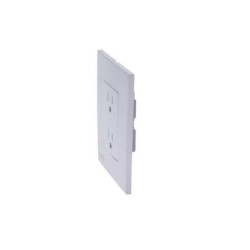 Toma Doble Blanco 15A 127V Integral Tipo Nova Conexion Electrica Segura y funcional PT144429B