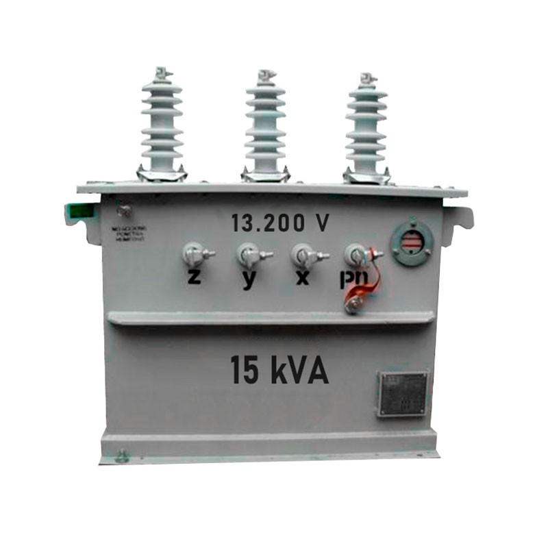 Transformador Trifasico en Aceite de  15 KVA-13.200 v-220-127 v