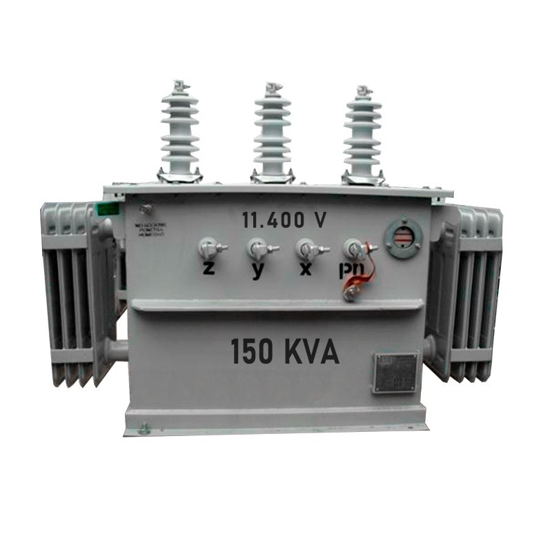 Trasformador Trifasico 150 KVA 11.4KV 220-127 Plena Carga
