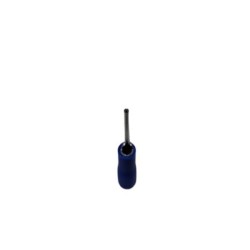 Terminal Tipo Pin Punta Solida Azul 16/14 AWG - Conector Electrico Aislado