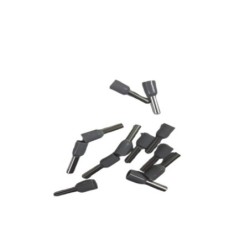 Terminal Tipo Pin Punta Hueca Gris Calibre 12  AWG - Conector Aislado de Insercion LT40010