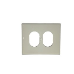 Tapa Para Toma Doble Leviton Blanca 8070300W