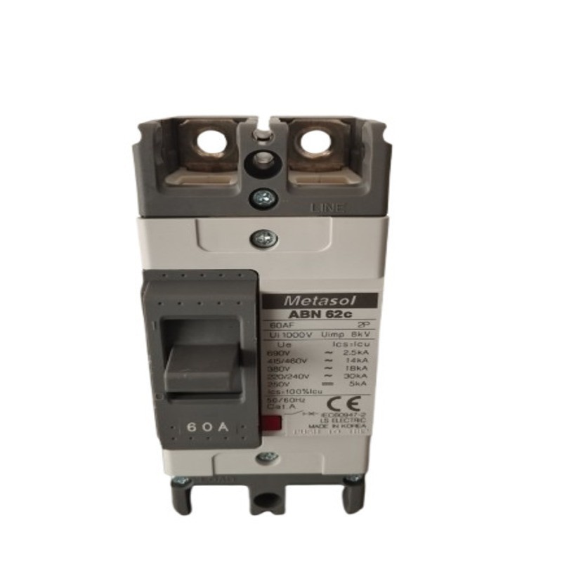 Breaker Industrial   60 AMP Capacidad de Ruptura  30 KA Fijo BIPOLAR  ABN 62C