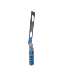 Borna Ponchar calibre  2 AWG Estañada Cobre Barril Largo Doble Hueco Ojo 1/8 T11BL2F2C